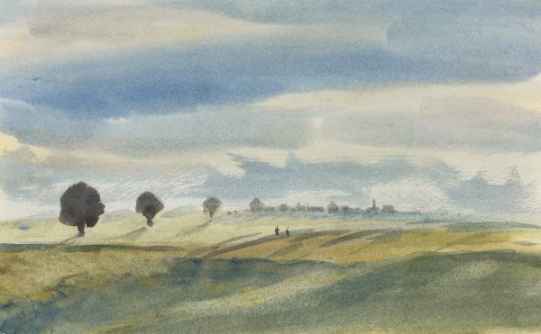 Landscape with Distant Town 2014