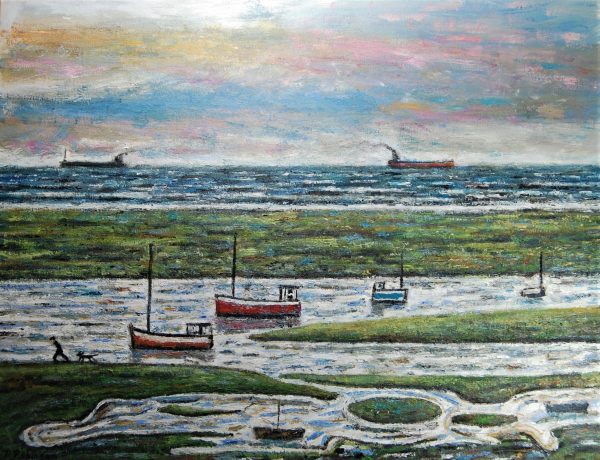 Boats on the Salt Marshes