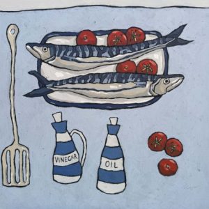 Mackerel and toms by Jane Hooper