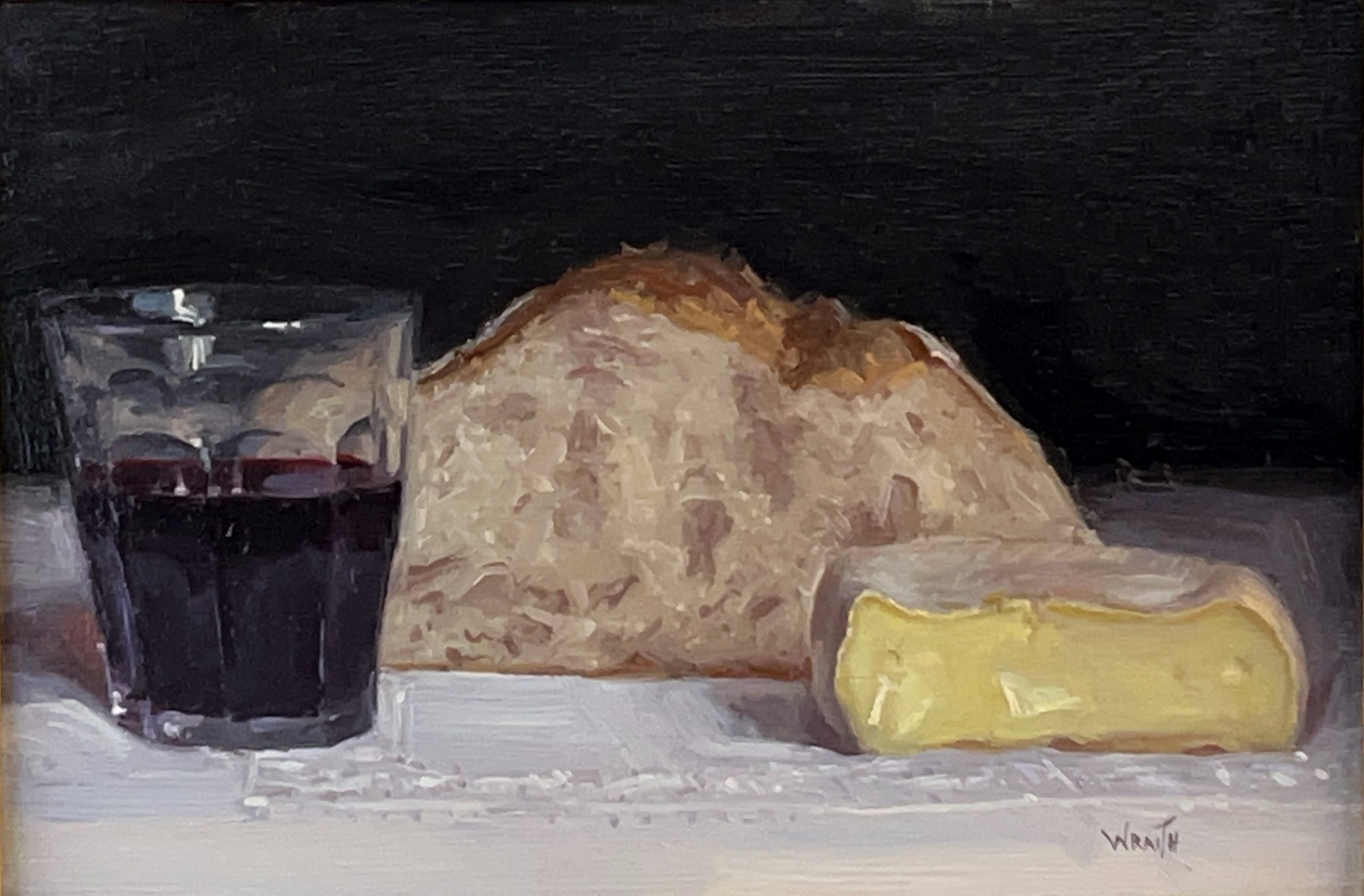 Bread Wine and Cheese by Robbie Wraith