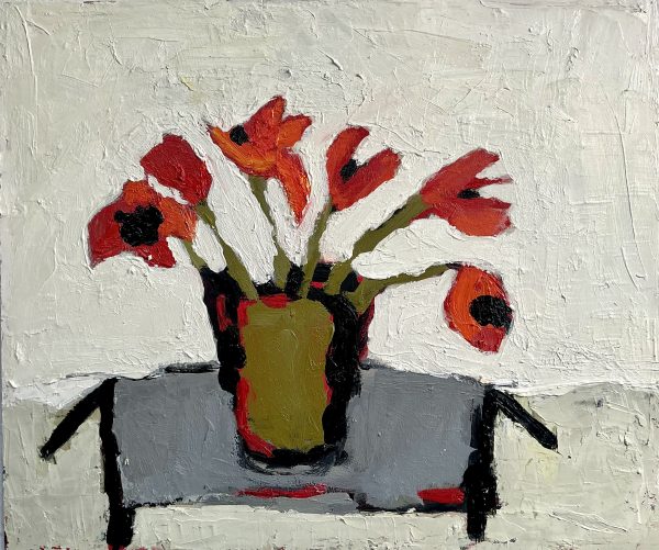 Red Flowers by Annie Rouse